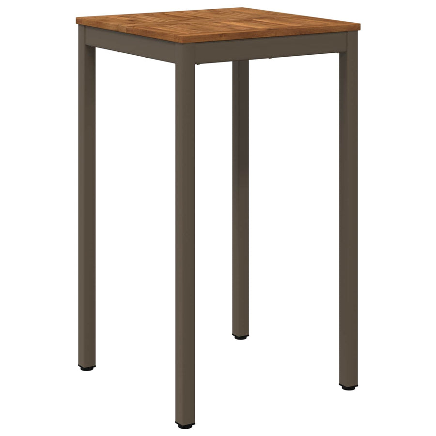Tuinbar Tafel Natuurlijk en Koffie 60 x 60,5 x 105 cm