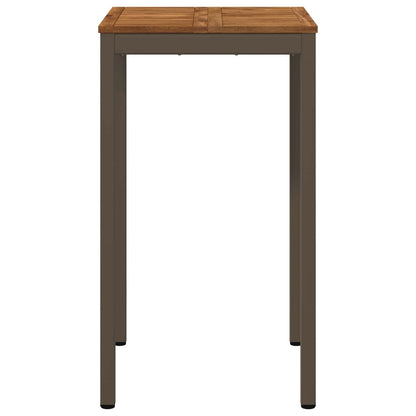Tuinbar Tafel Natuurlijk en Koffie 60 x 60,5 x 105 cm