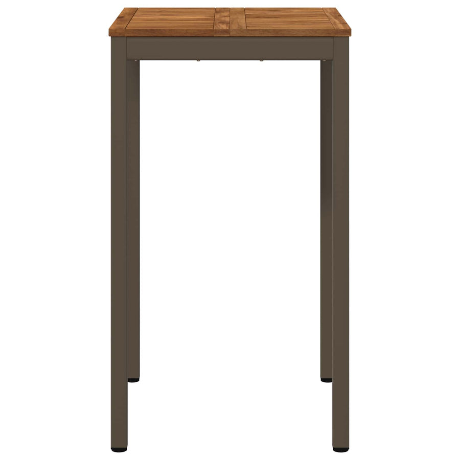 Tuinbar Tafel Natuurlijk en Koffie 60 x 60,5 x 105 cm