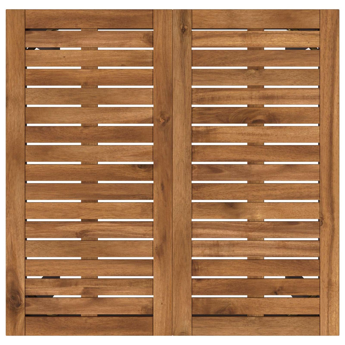 Tuinbar Tafel Naturel en Zwart 70 x 68,5 x 105 cm