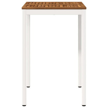 Tuinbar Tafel Natuurlijk en Wit 70 x 68,5 x 105 cm