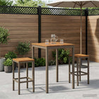 Buiten bar tafel massief acaciahout 70x68,5x105 cm