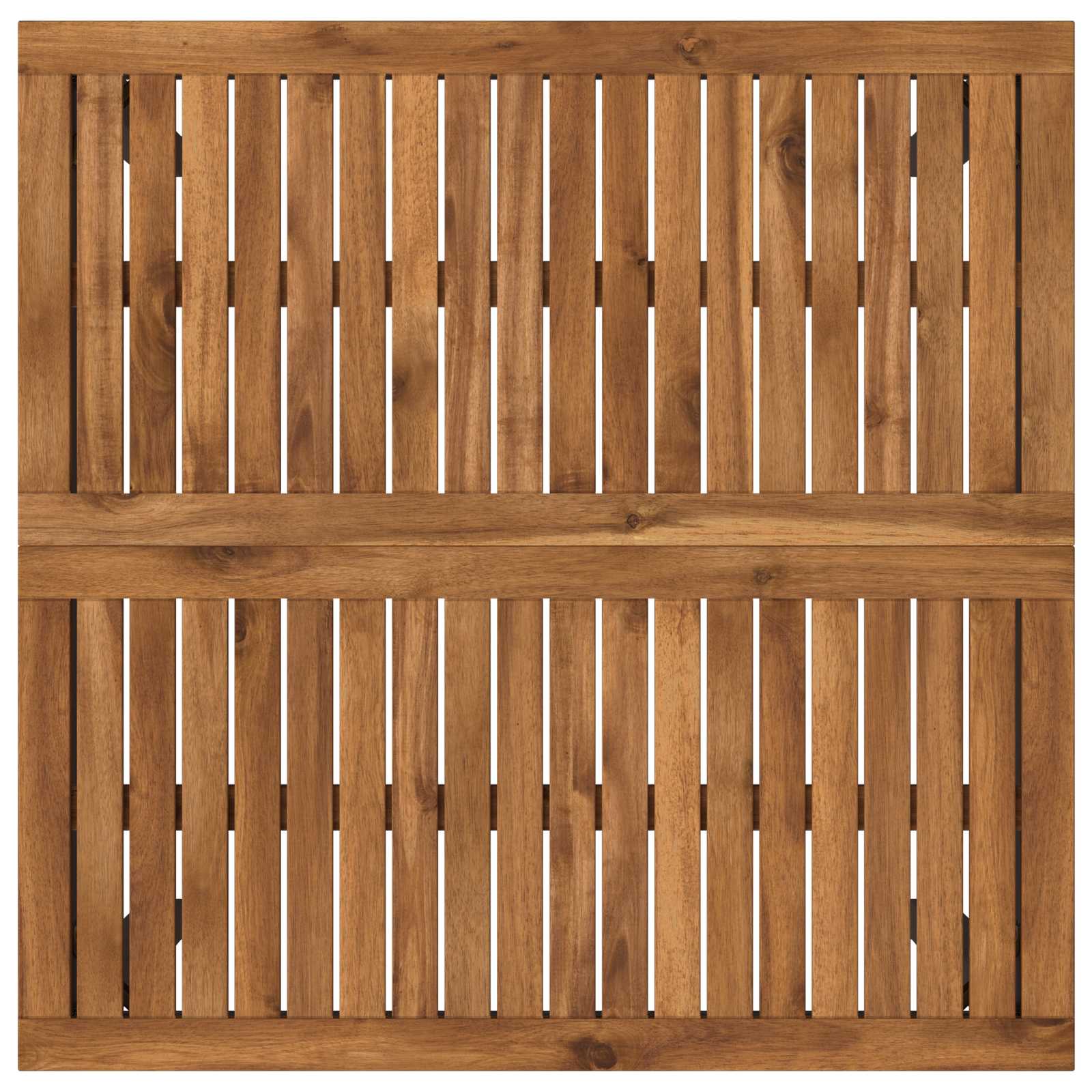 Tuinbar Tafel Naturel en Zwart 80 x 80,5 x 105 cm
