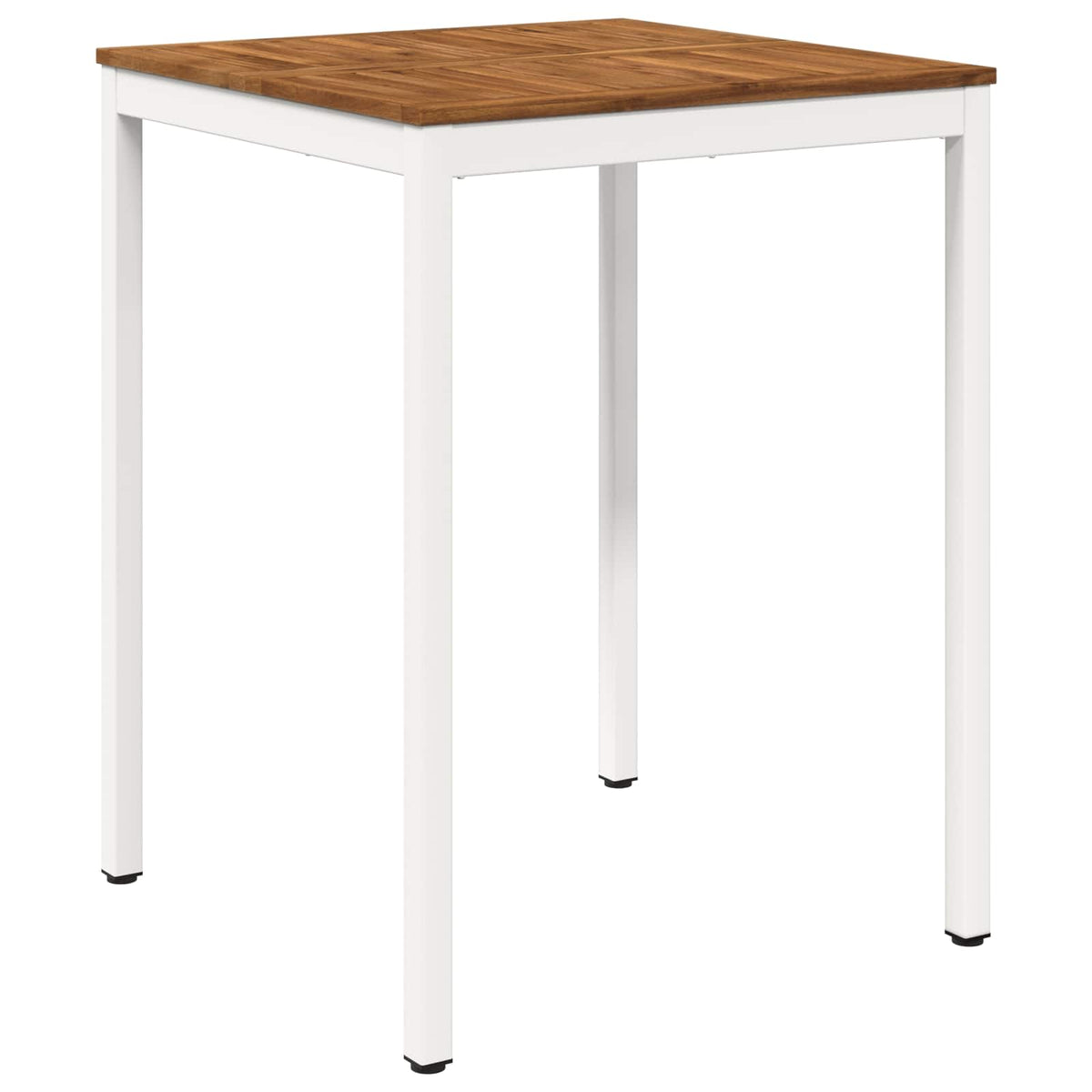 Tuinbar Tafel Natuurlijk en Wit 80 x 80,5 x 105 cm