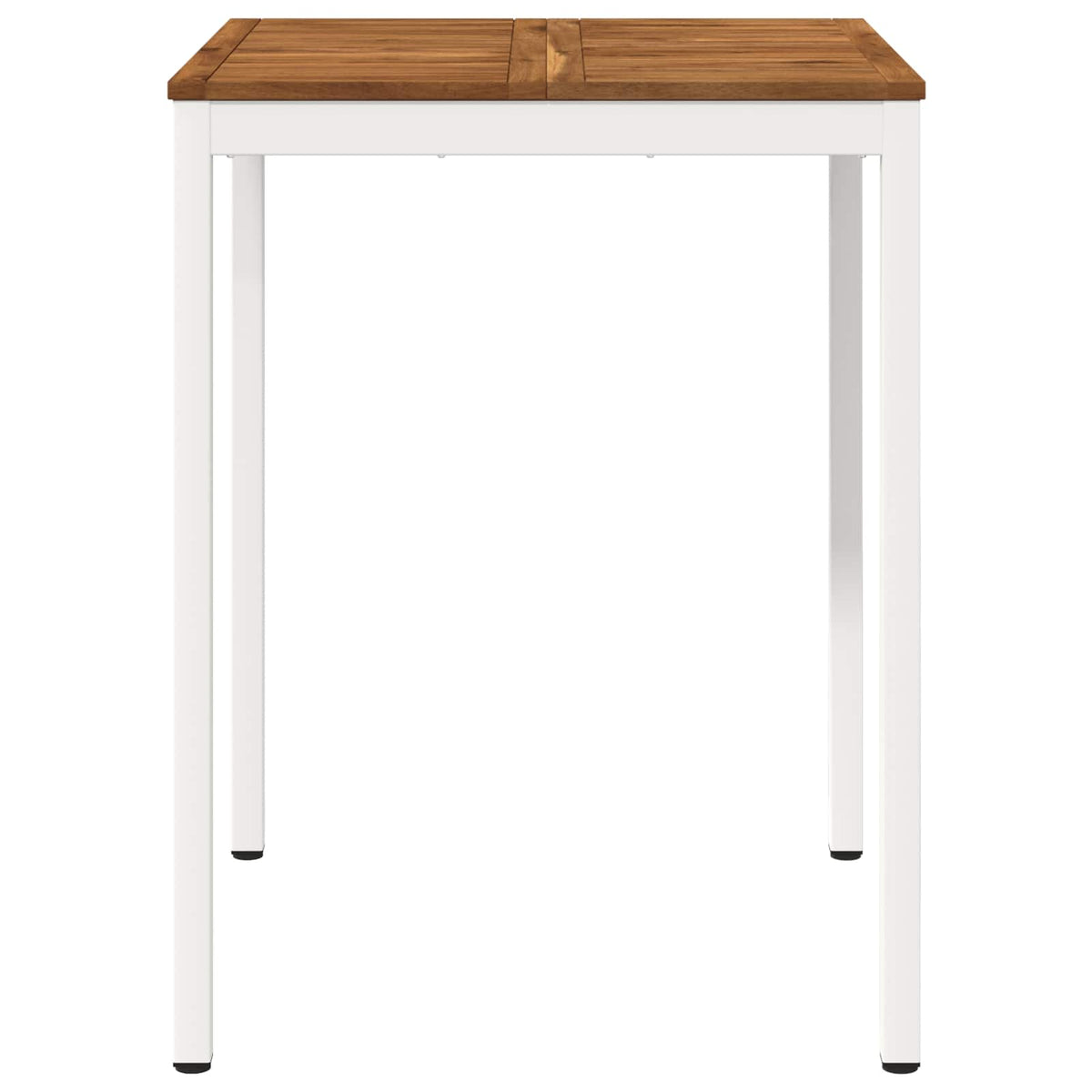 Tuinbar Tafel Natuurlijk en Wit 80 x 80,5 x 105 cm