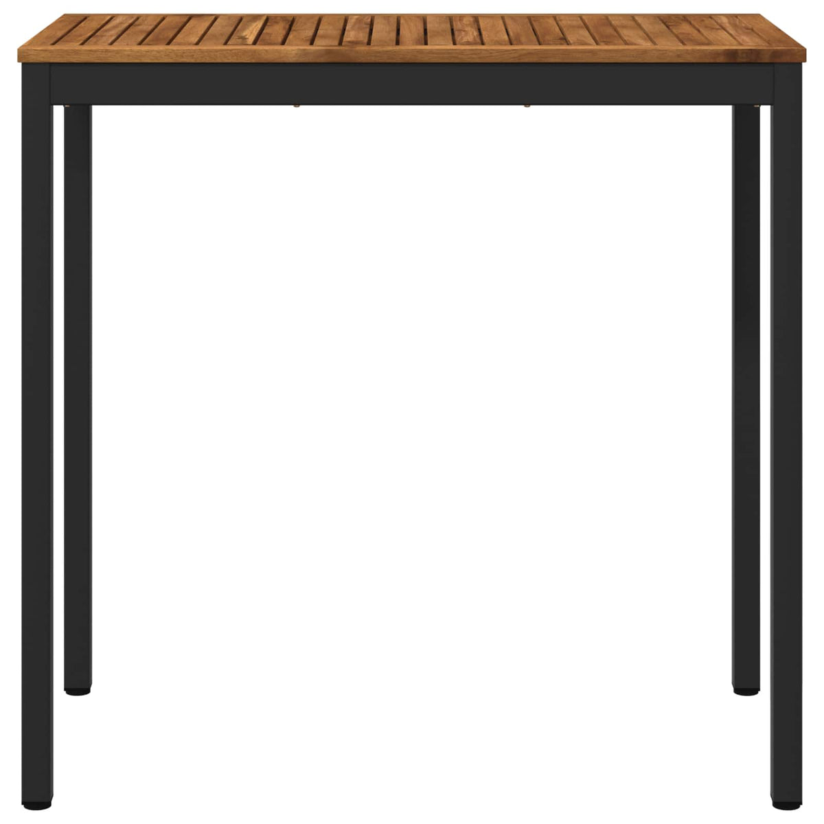 Tuinbar Tafel Naturel en Zwart 108,5 x 55 x 105 cm