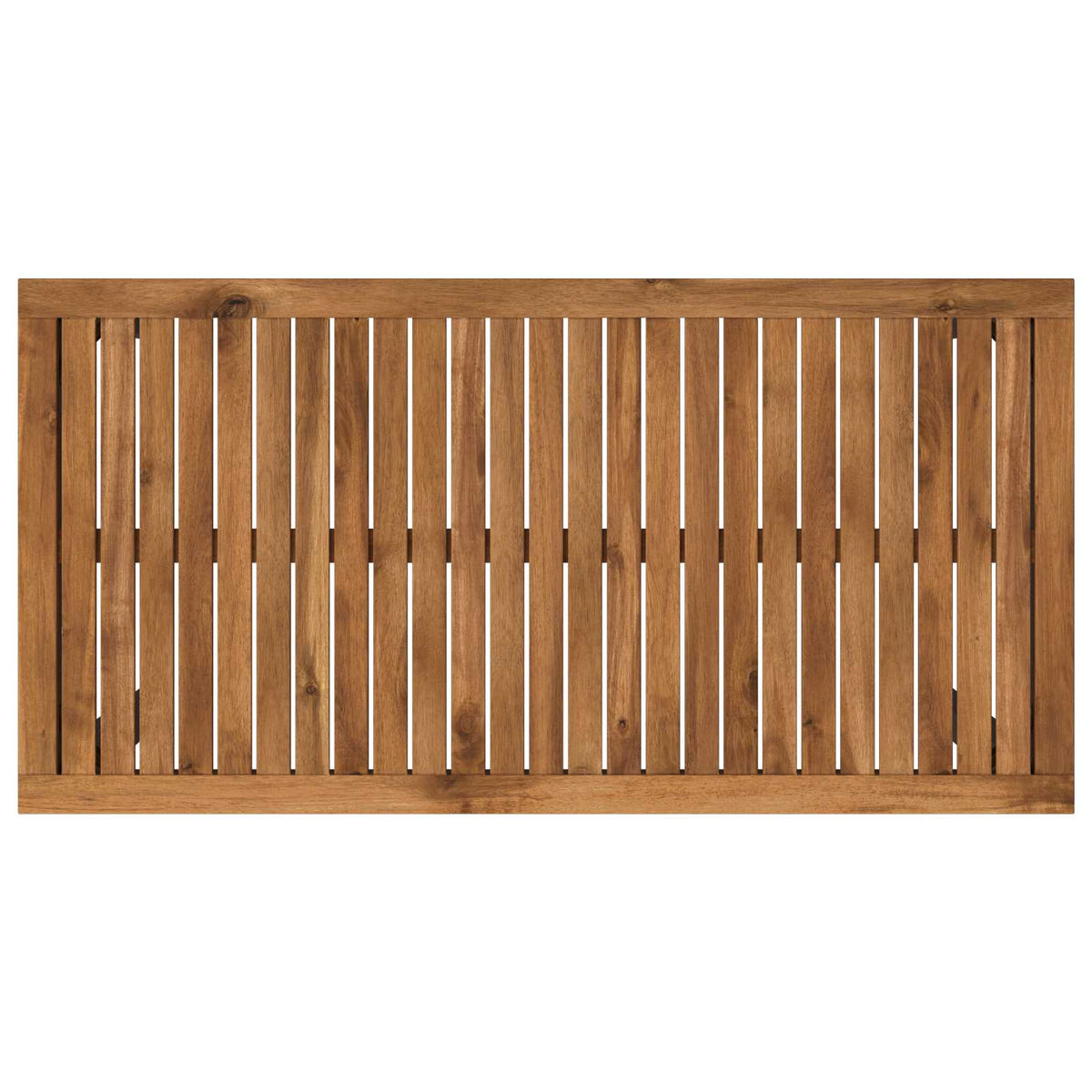 Tuinbar Tafel Naturel en Zwart 108,5 x 55 x 105 cm