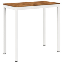 Tuinbar Tafel Natuurlijk en Wit 108,5 x 55 x 105 cm