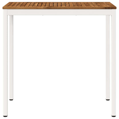 Tuinbar Tafel Natuurlijk en Wit 108,5 x 55 x 105 cm