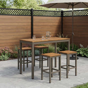 Tuinbar tafel massief acaciahout 108,5x55x105 cm