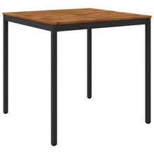 Tuinbar Tafel Naturel en Zwart 110 x 108,5 x 105 cm