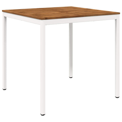 Tuinbar Tafel Natuurlijk en Wit 110 x 108,5 x 105 cm