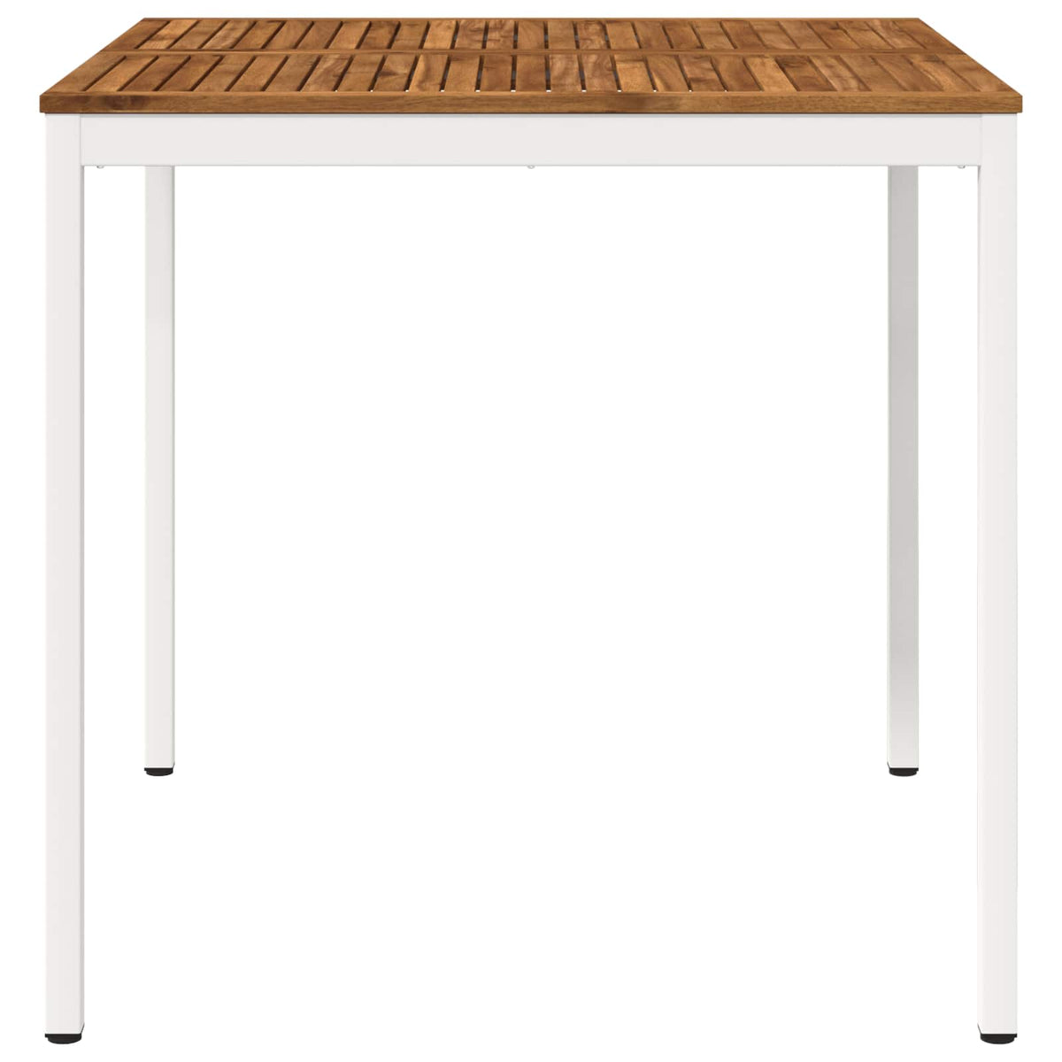 Tuinbar Tafel Natuurlijk en Wit 110 x 108,5 x 105 cm