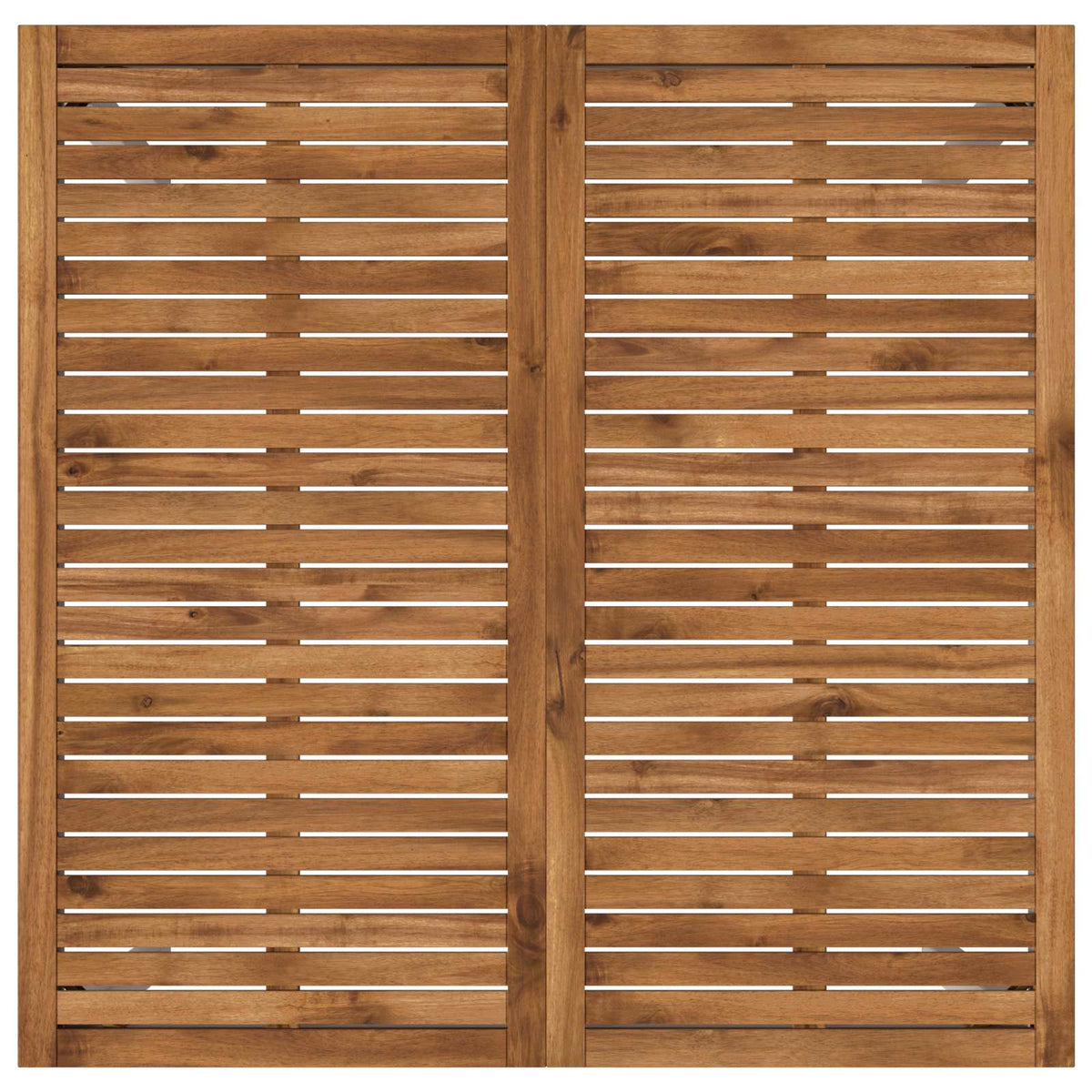 Tuinbar Tafel Natuurlijk en Wit 110 x 108,5 x 105 cm