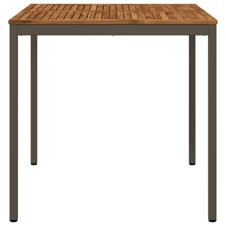 Tuinbar Tafel Natuurlijk en Koffie 110 x 108,5 x 105 cm