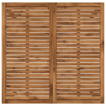 Tuinbar Tafel Natuurlijk en Koffie 110 x 108,5 x 105 cm