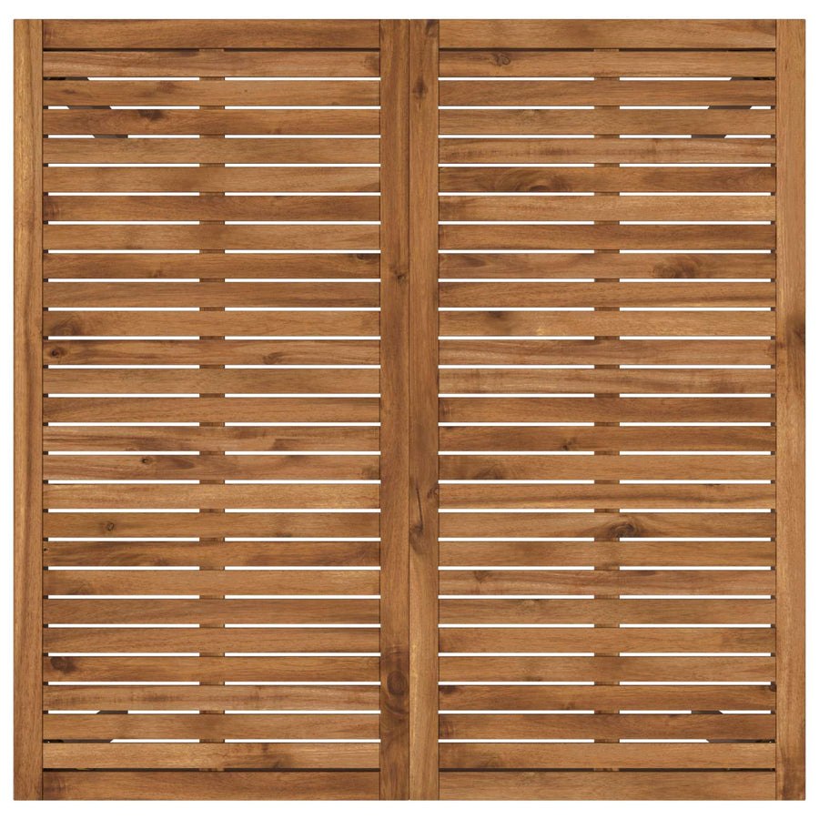 Tuinbar Tafel Natuurlijk en Koffie 110 x 108,5 x 105 cm