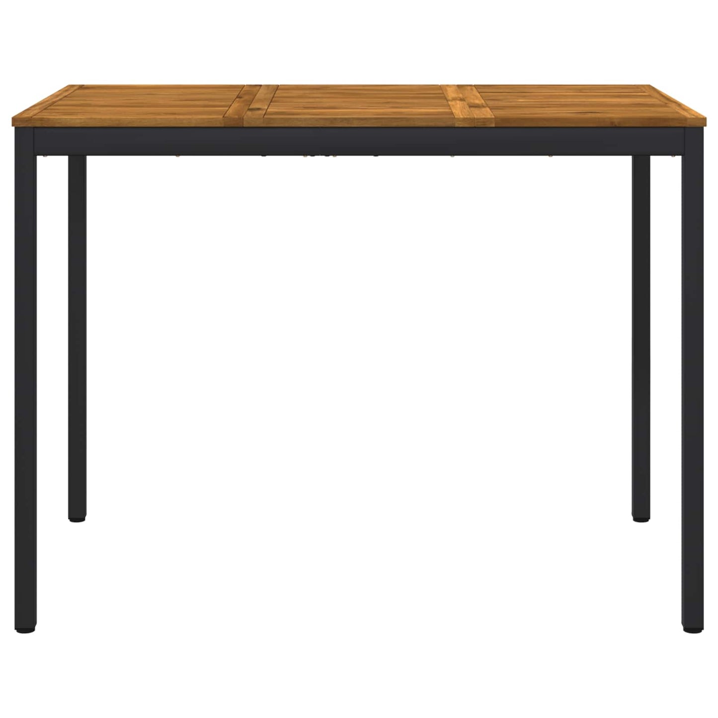 Tuinbar Tafel Naturel en Zwart 141 x 80,5 x 105 cm
