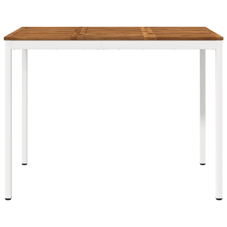 Tuinbar Tafel Natuurlijk en Wit 141 x 80,5 x 105 cm