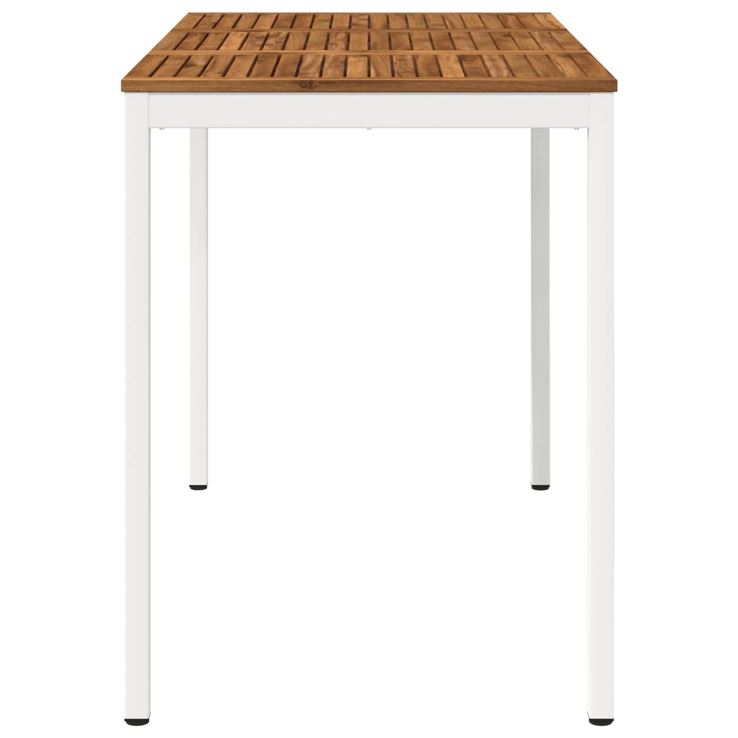 Tuinbar Tafel Natuurlijk en Wit 141 x 80,5 x 105 cm