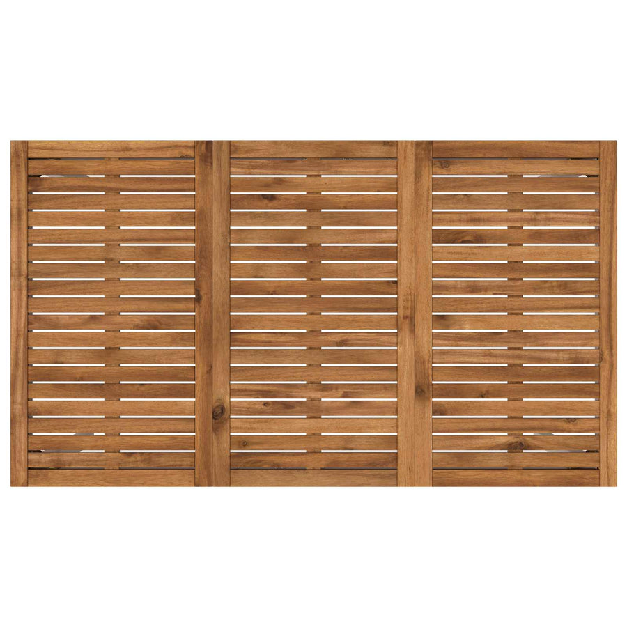 Tuinbar Tafel Natuurlijk en Wit 141 x 80,5 x 105 cm