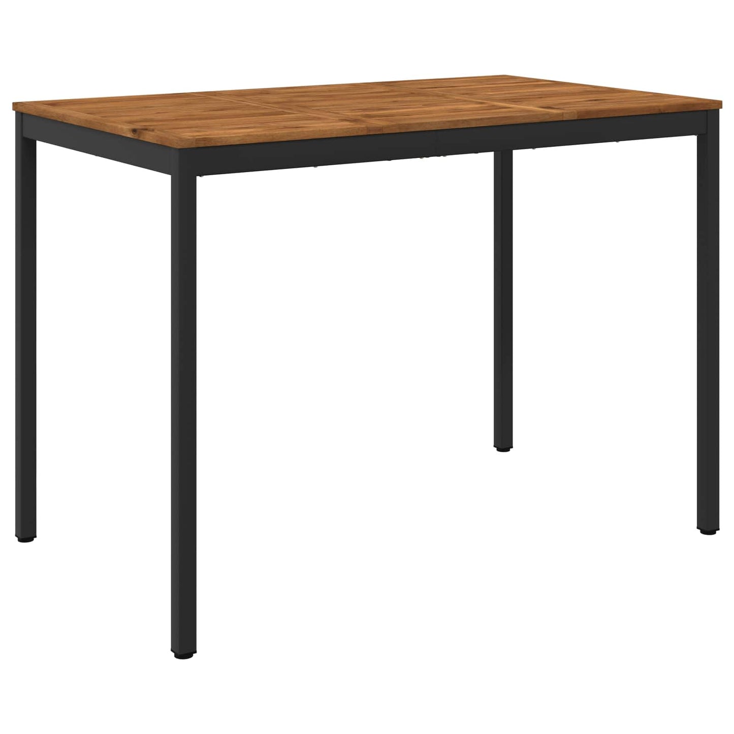 Tuinbar Tafel Naturel en Zwart 147 x 88,5 x 105 cm