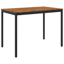 Tuinbar Tafel Naturel en Zwart 147 x 88,5 x 105 cm