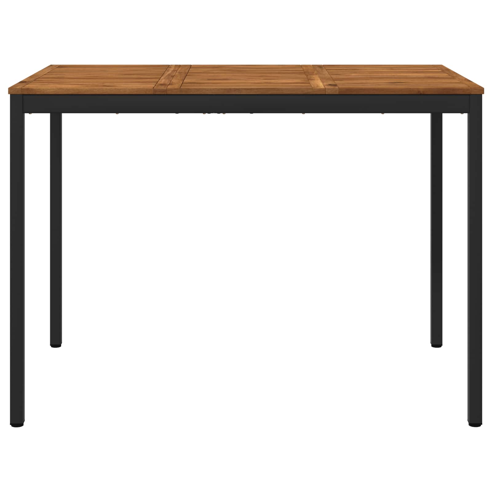Tuinbar Tafel Naturel en Zwart 147 x 88,5 x 105 cm