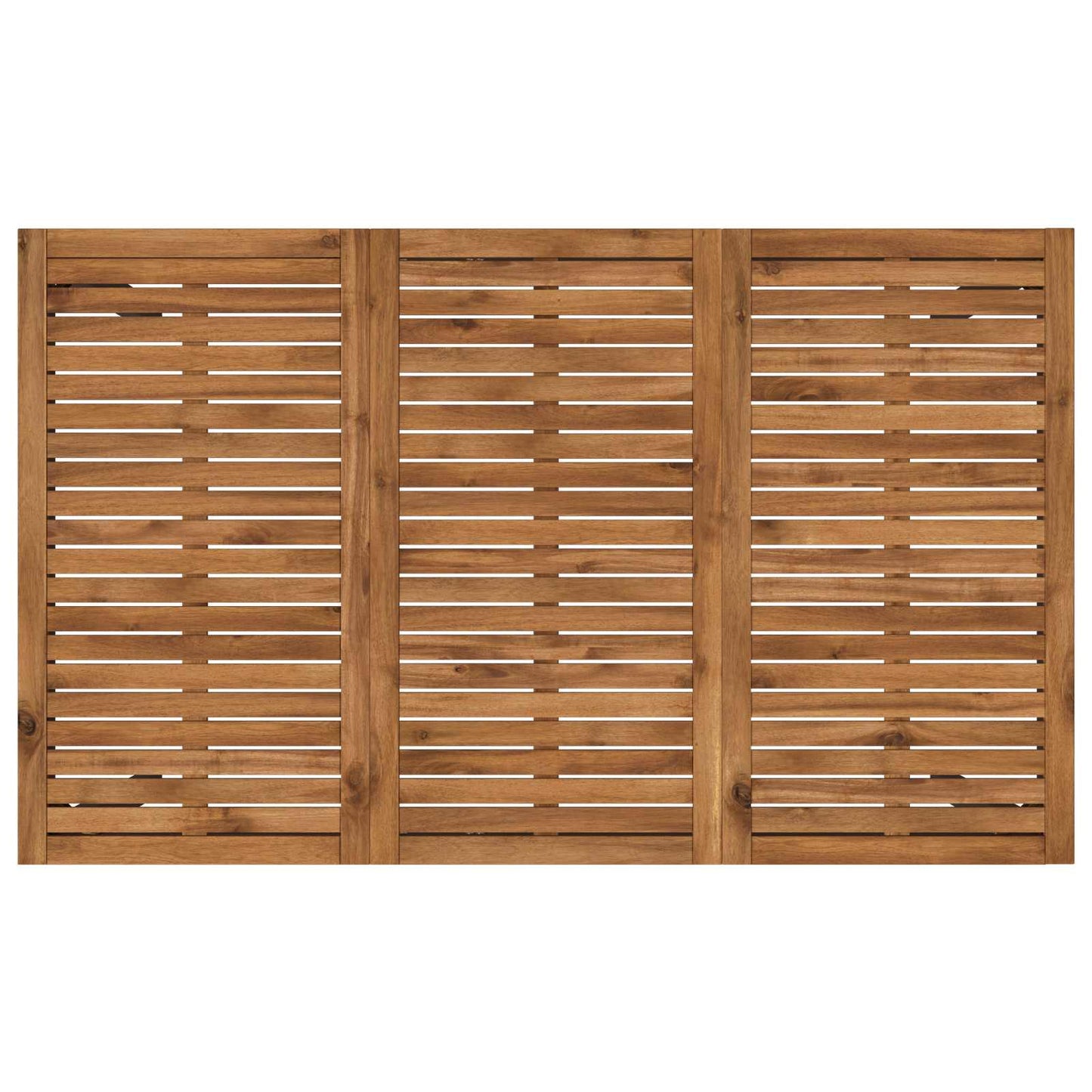Tuinbar Tafel Naturel en Zwart 147 x 88,5 x 105 cm