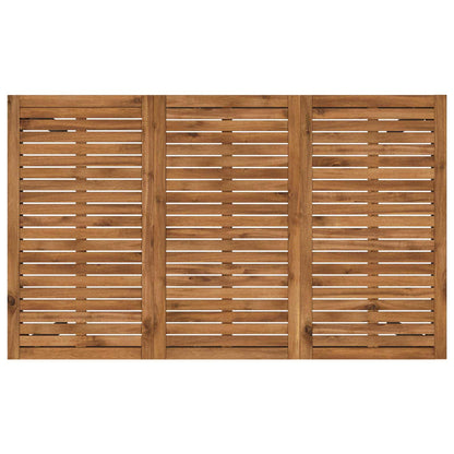 Tuinbar Tafel Naturel en Zwart 147 x 88,5 x 105 cm