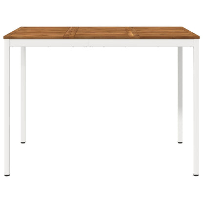 Tuinbar Tafel Natuurlijk en Wit 147 x 88,5 x 105 cm