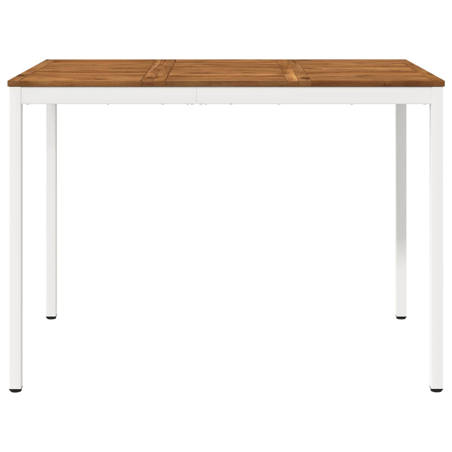 Tuinbar Tafel Natuurlijk en Wit 147 x 88,5 x 105 cm