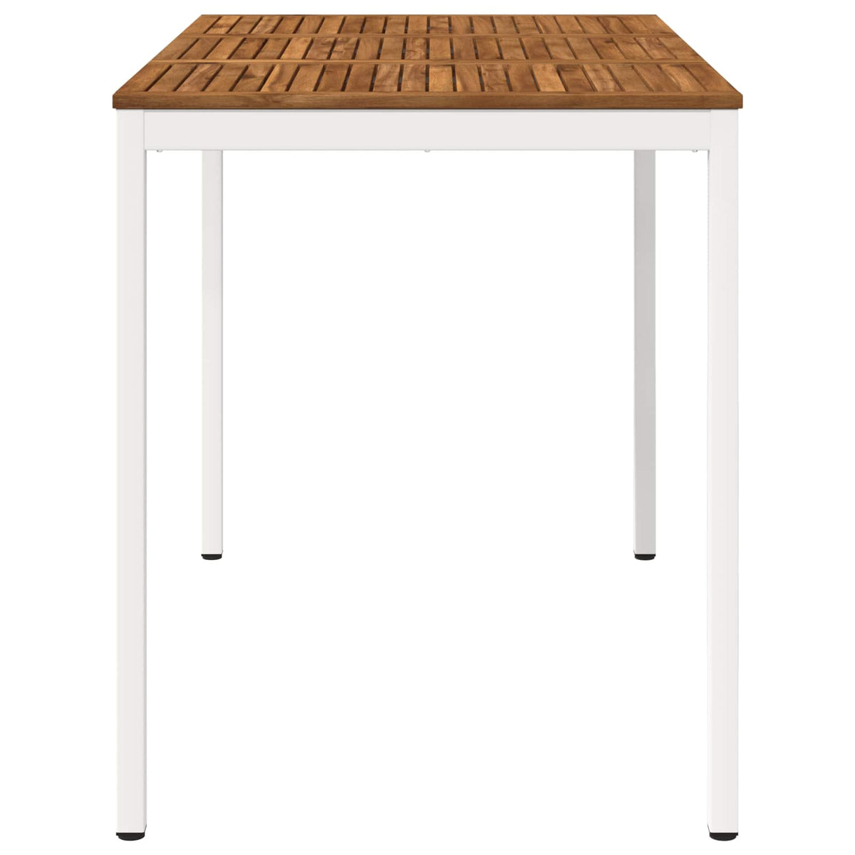 Tuinbar Tafel Natuurlijk en Wit 147 x 88,5 x 105 cm
