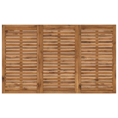Tuinbar Tafel Natuurlijk en Wit 147 x 88,5 x 105 cm