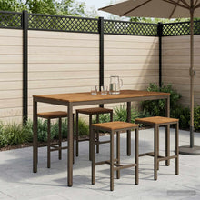 Tuinbar Tafel Natuurlijk en Koffie 147 x 88,5 x 105 cm