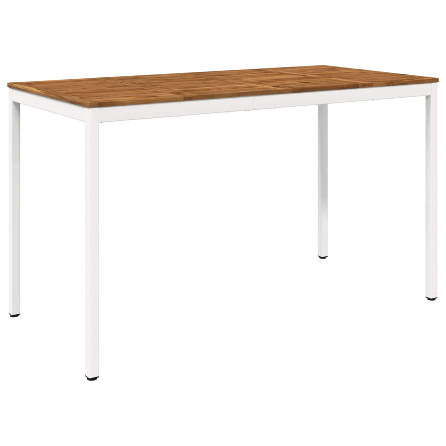 Tuinbar Tafel NAARDEN Natuurlijk en Wit 180 x 88,5 x 105 cm