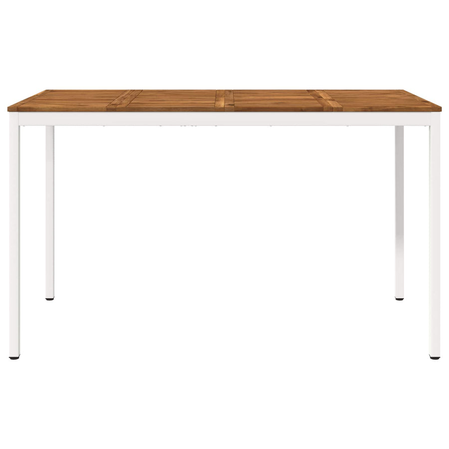 Tuinbar Tafel NAARDEN Natuurlijk en Wit 180 x 88,5 x 105 cm
