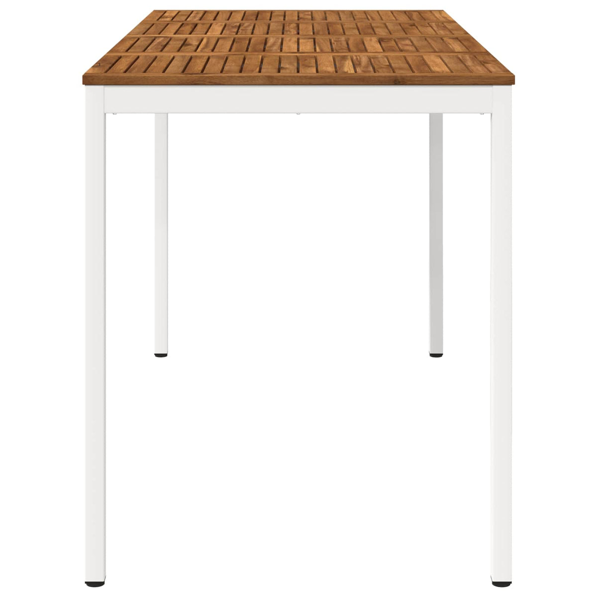Tuinbar Tafel NAARDEN Natuurlijk en Wit 180 x 88,5 x 105 cm