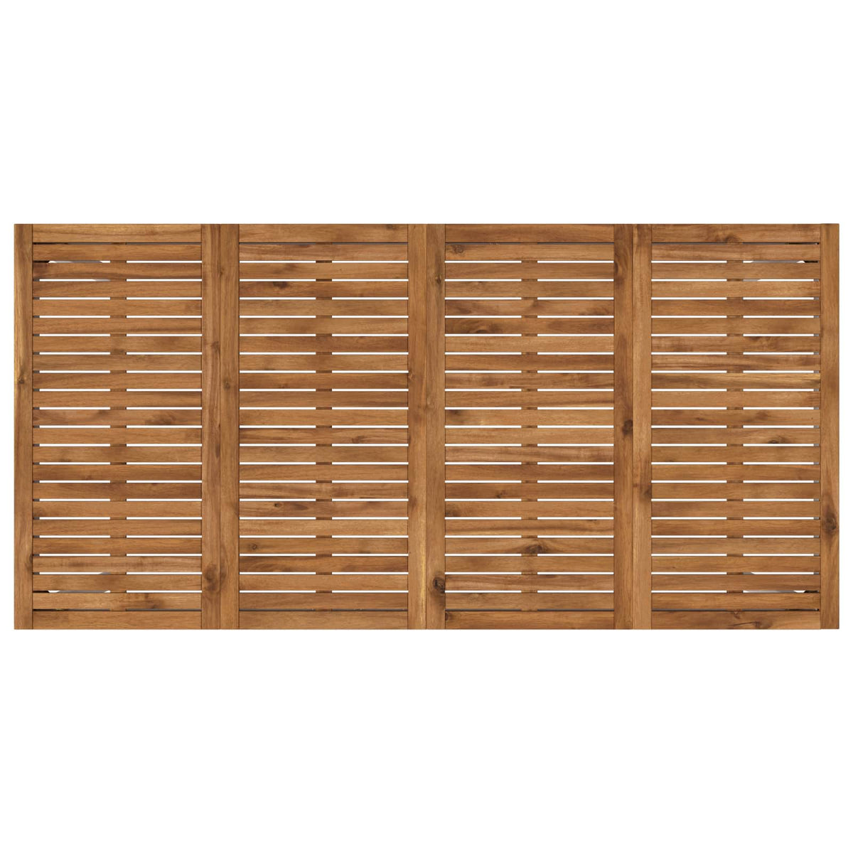 Tuinbar Tafel NAARDEN Natuurlijk en Wit 180 x 88,5 x 105 cm
