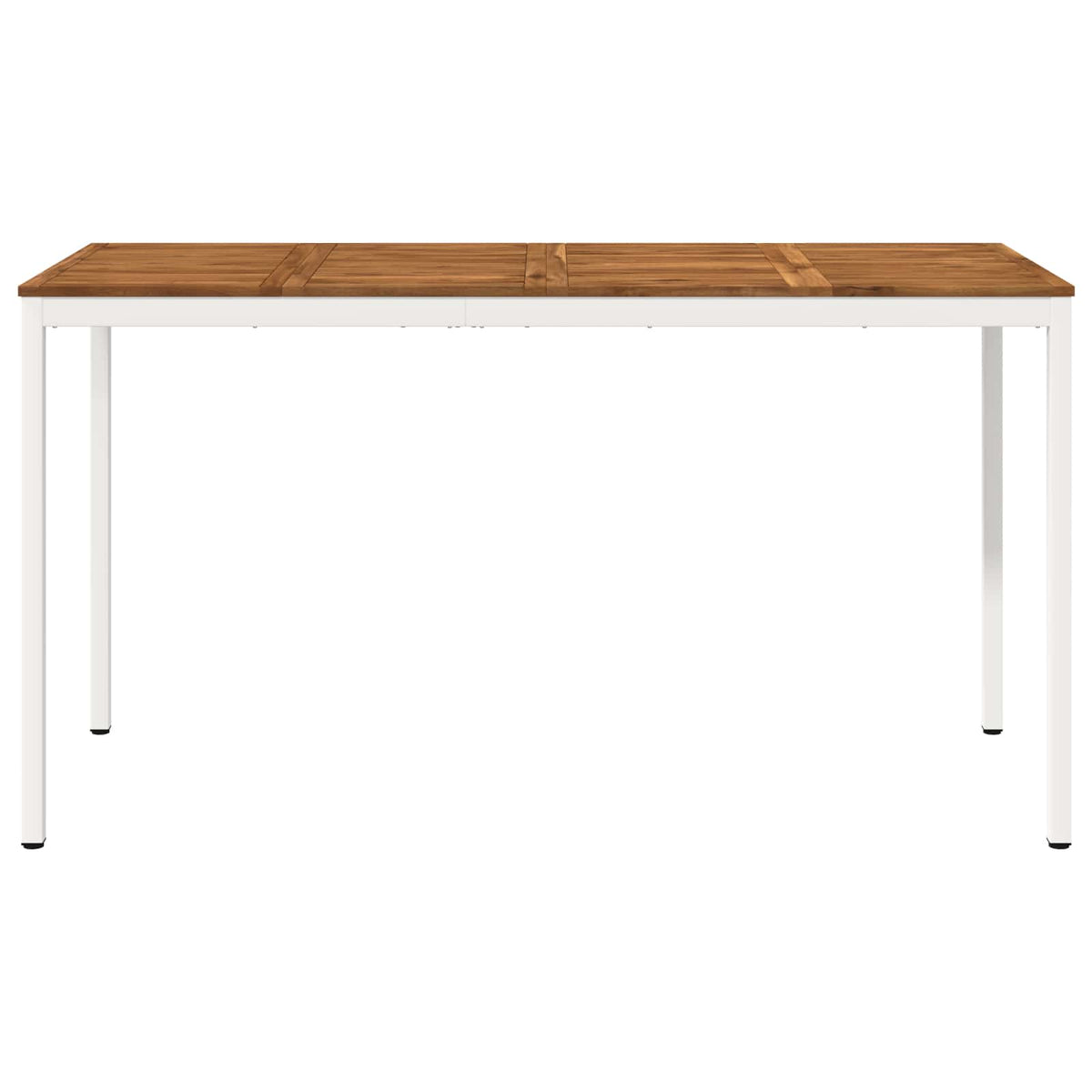 Tuinbar Tafel Natuurlijk en Wit 196 x 80,5 x 105 cm
