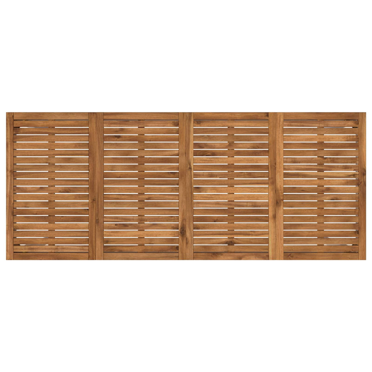 Tuinbar Tafel Natuurlijk en Wit 196 x 80,5 x 105 cm
