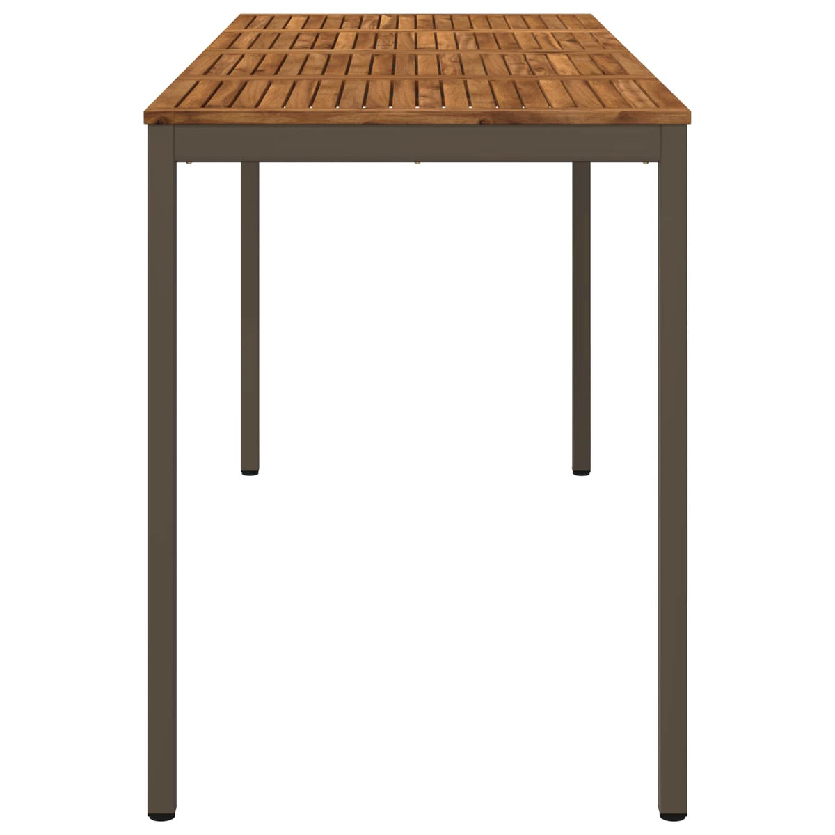 Tuinbar Tafel Natuurlijk en Koffie 196 x 80,5 x 105 cm