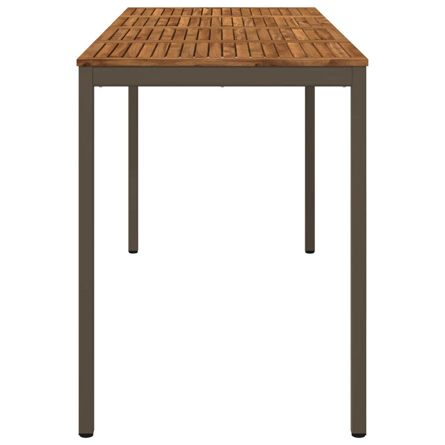 Tuinbar Tafel Natuurlijk en Koffie 196 x 80,5 x 105 cm