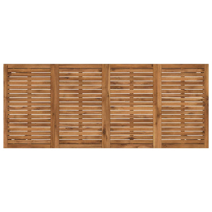 Tuinbar Tafel Natuurlijk en Koffie 196 x 80,5 x 105 cm