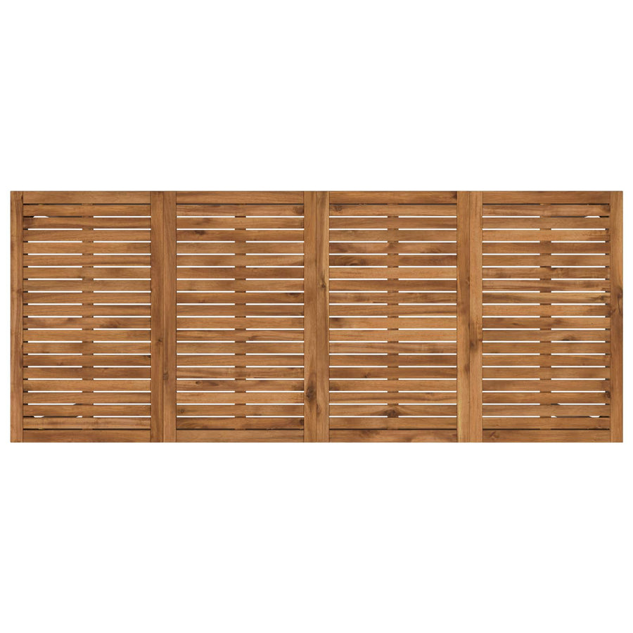 Tuinbar Tafel Natuurlijk en Koffie 196 x 80,5 x 105 cm