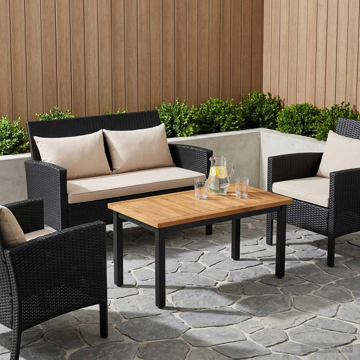 Tafelblad 80,5 x 40 x 2 cm Rechthoekig Massief Acaciahout