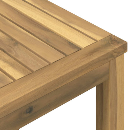 Salontafel Wit 40 x 40,5 x 36 cm Massief Acaciahout