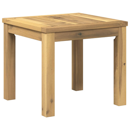 Salontafel Wit 40 x 40,5 x 36 cm Massief Acaciahout