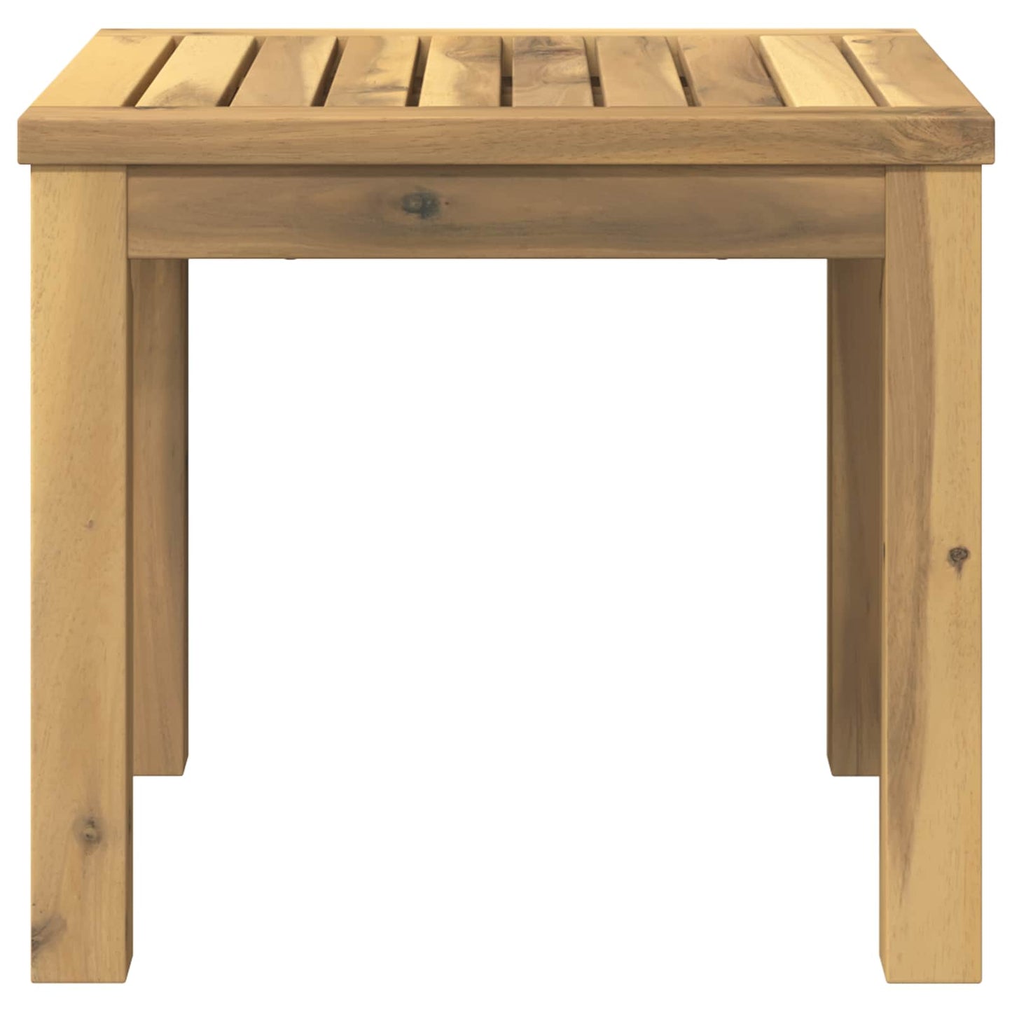 Salontafel Wit 40 x 40,5 x 36 cm Massief Acaciahout
