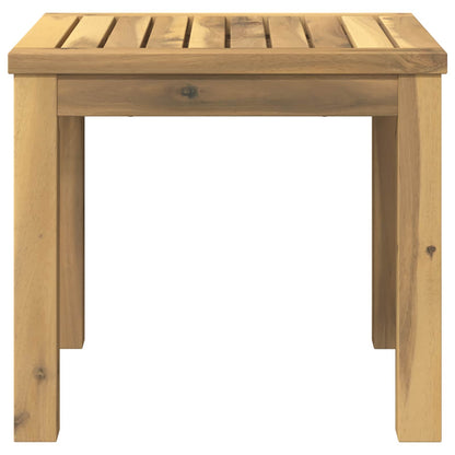 Salontafel Wit 40 x 40,5 x 36 cm Massief Acaciahout